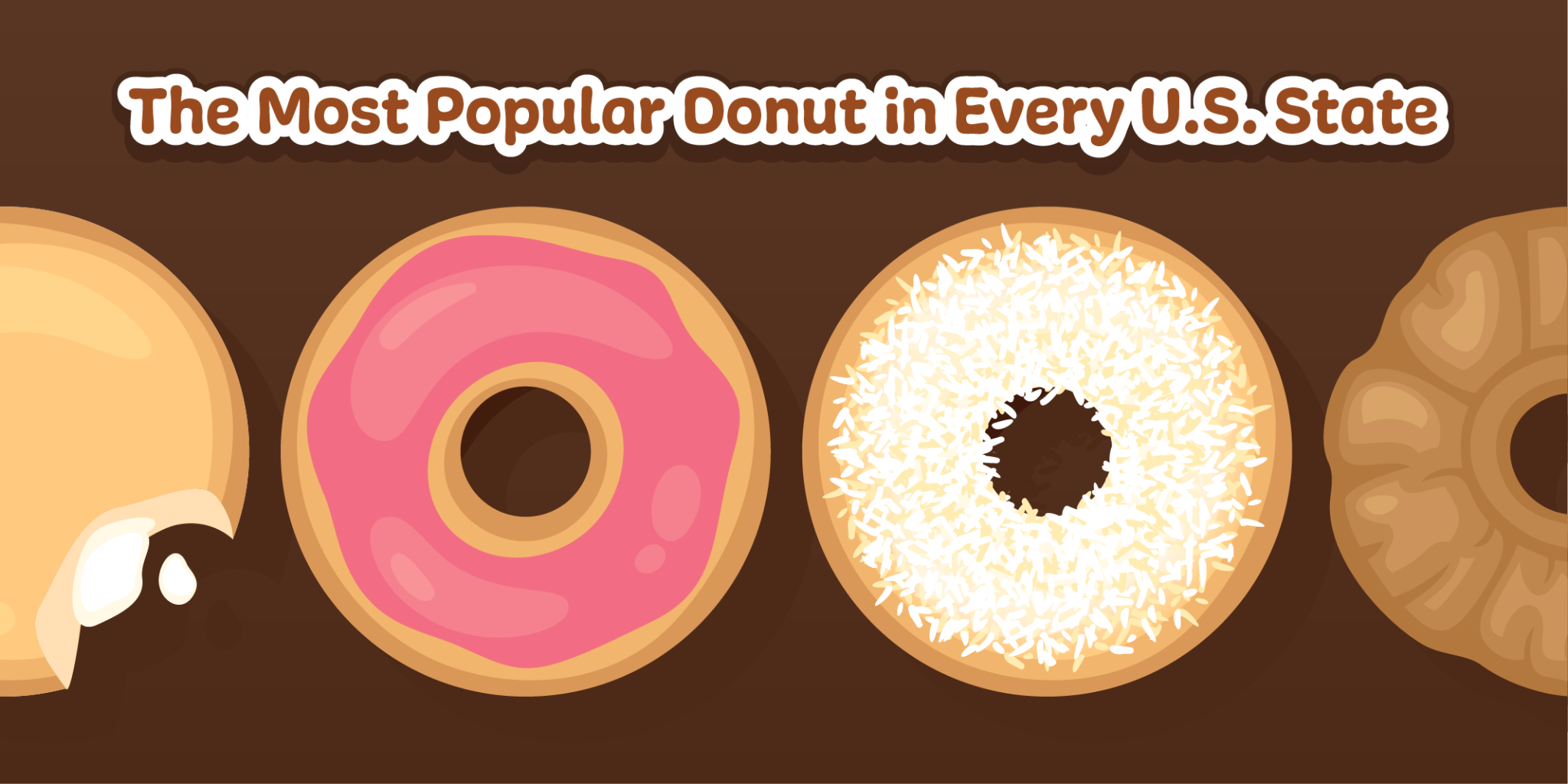 Title image for The Most Popular Donut in Every U.S. State.