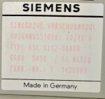 Siemens 6SC6112-0AA00