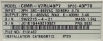 Yaskawa CIMR-V7RU40P7