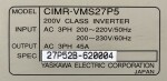Yaskawa CIMR-VMS27P5