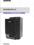 MicroMaster 410 TS-Alarms Image