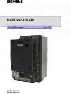 MicroMaster 410 TS-Alarms