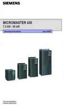 MicroMaster 430 TS-Alarms